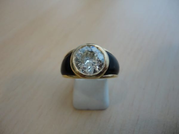 Bague OR avec diamant de 2.80 carats