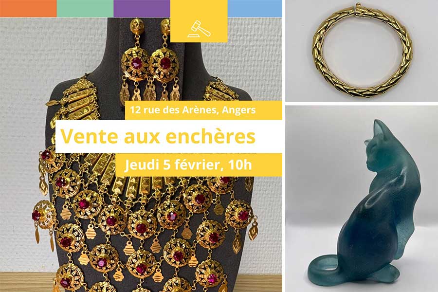 Vente aux enchères à Angers par le Crédit Municipal de Nantes