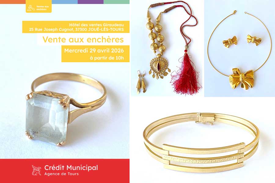 Vente aux enchères à Tours 29 avril