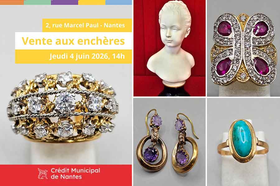 Vente aux enchères à Nantes jeudi 4 juin 2026