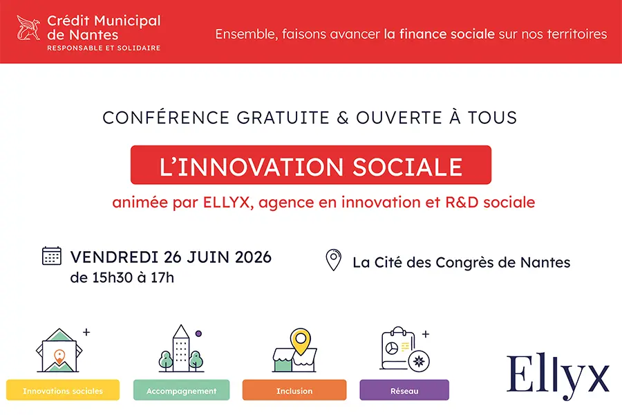 Conférence innovation sociale Nantes 26 jui 2026